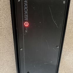 Car Amplifier Kicker 1500 series ZX 1channel Monoblock 1650w RMS Class D for Bass only for Subwoofers 2 ohm amp 3000watts max peak power 