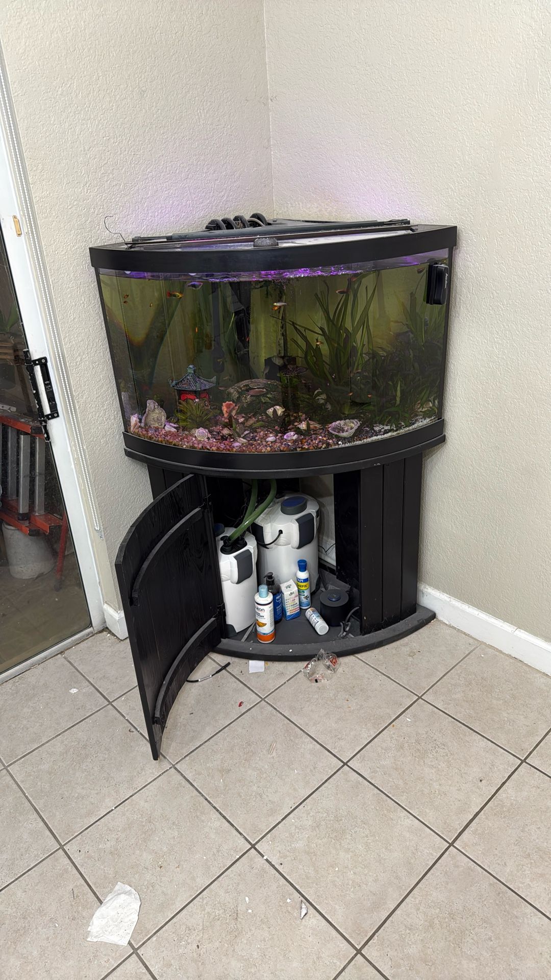 55 Gal Corner Tank