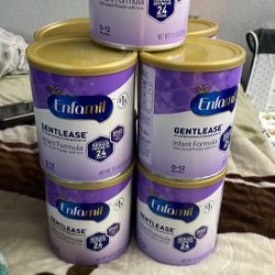 9 cans enfamil Gentlease