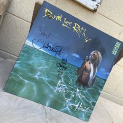 Collectable Van Halen Lead Singer … David Lee Roth … Signed Album 