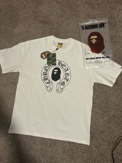 BAPE x Chrome Hearts White Graphic Shirt