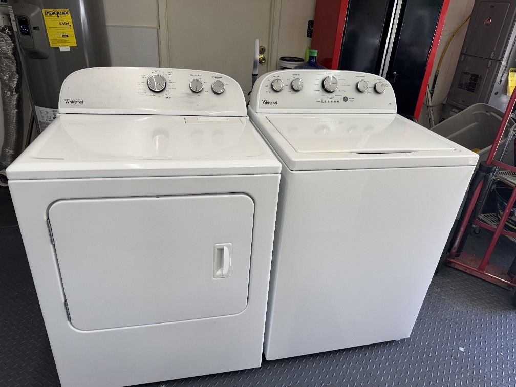 Washer and dryer