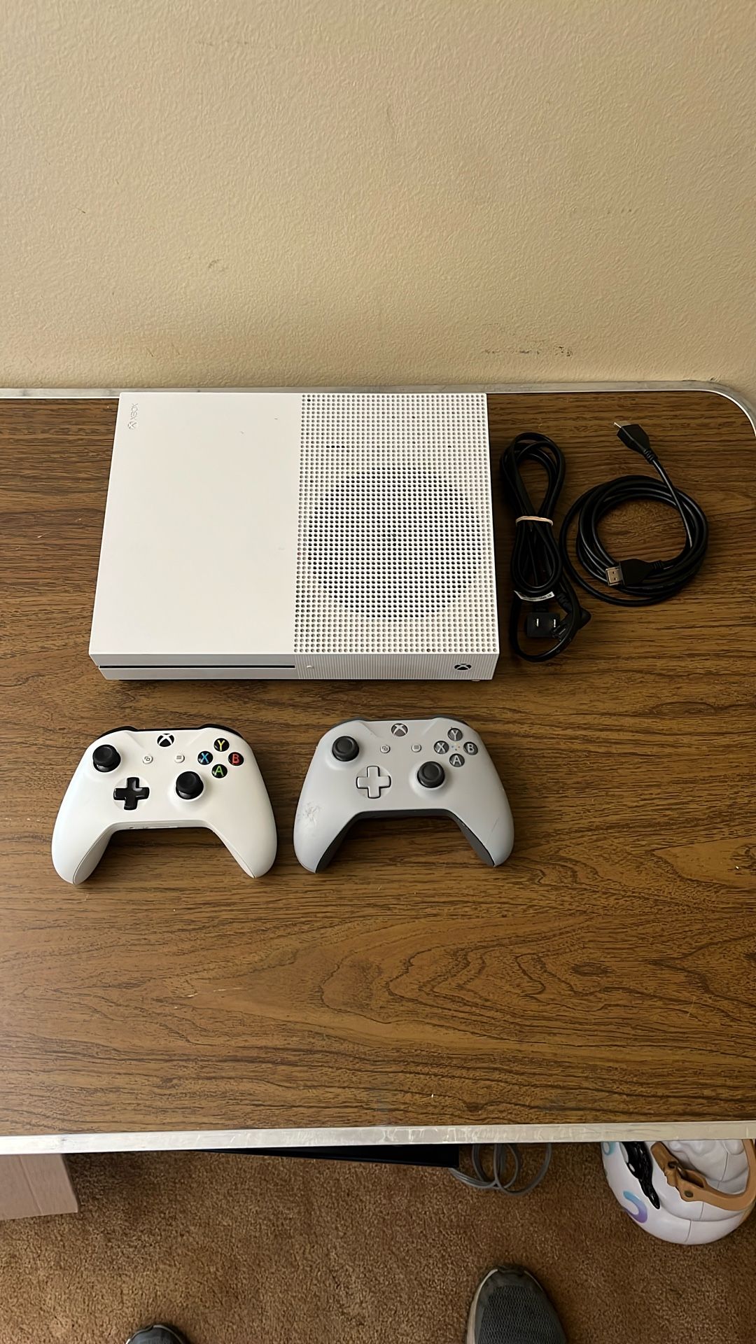 Microsoft Xbox One S Console W/2 Controllers