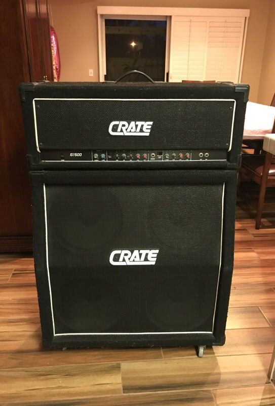 Crate G1500, 140 Watt Half Stack Guitar Amp.