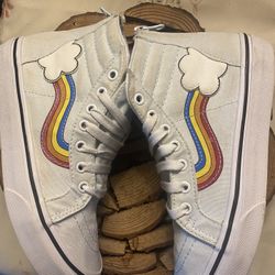 Vans Rainbow Shoes Size:3 For Girl 