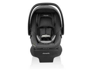 Evenflo LiteMax NXT Preemie and Infant Car Seat  w/ SensorSafe Technology, Rear-Facing Lightweight, 3-30lbs, Birth-2 Years, Easy Install (Anchor Gray)