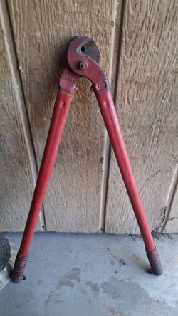 H K porter wire cutter vintage 2 feet 4 in' tall