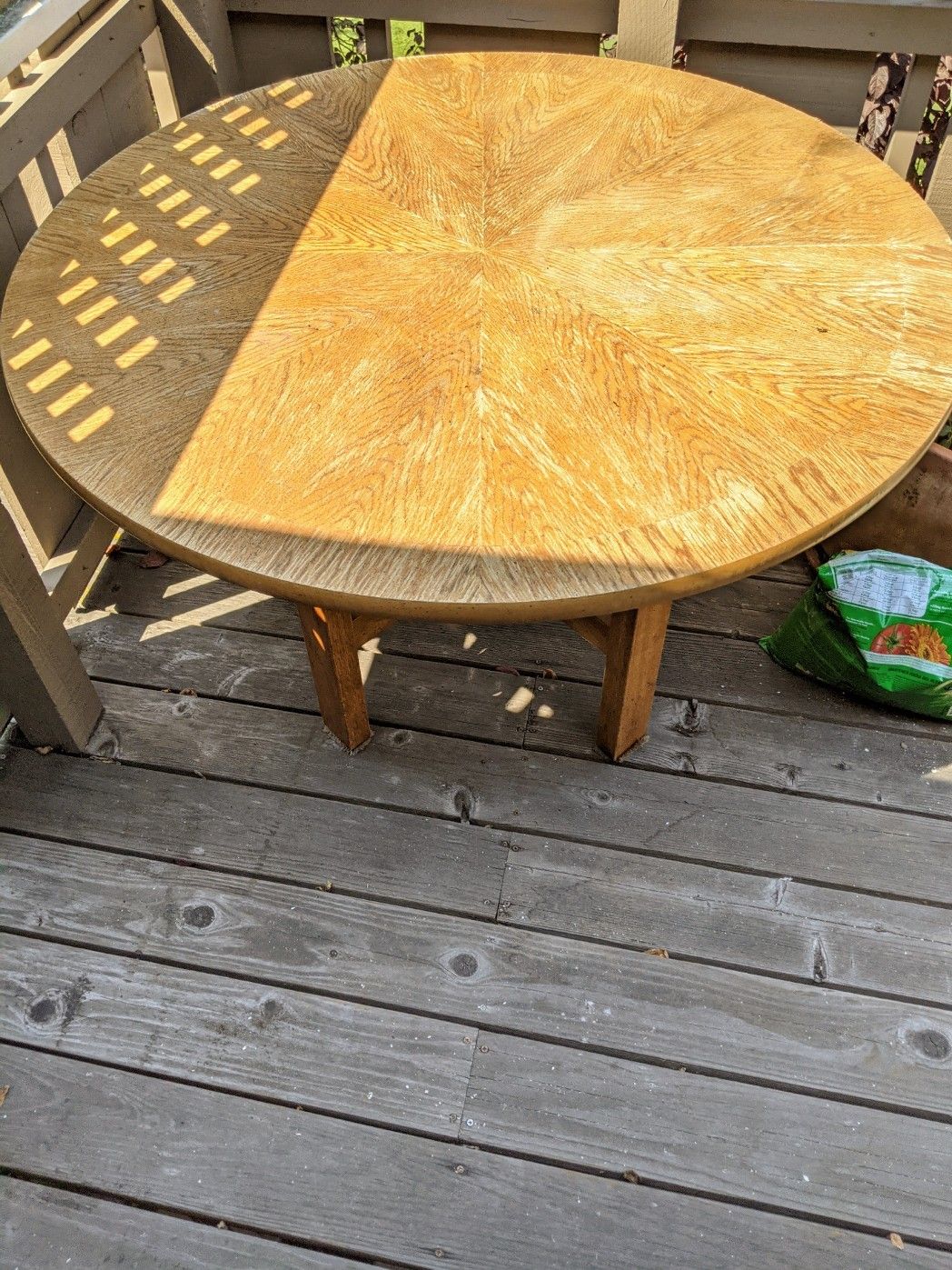 Wood Kitchen table