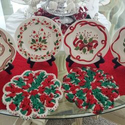 Sonoma Christmas Dessert Plates Bundle 