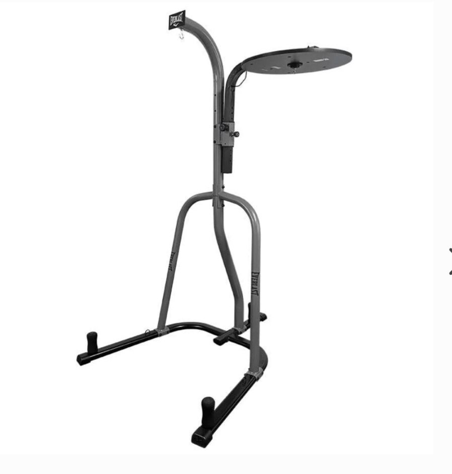 Punching Bag Stand With Speed Bag Attachment 