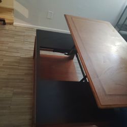 2-in-1 Coffee Table Desk | Space-Saving Design