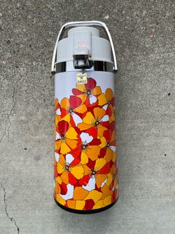 Vintage Hot/Cold Pump Beverage Dispenser