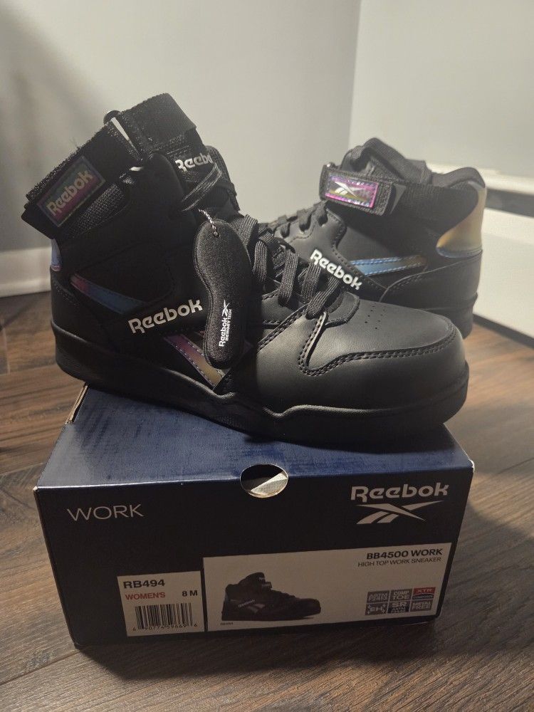 Steel Toe Hightop Women's Reebok Shoe