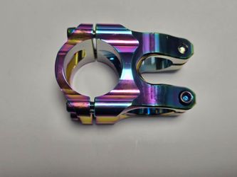35mm MTB Bike Stem 31.8mm Handlebar 28.6mm Steerer Oil Slick Short Stem