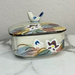 Small Porcelain Bird Trinket Box