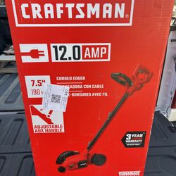 New Craftsman 12V Electric Edger