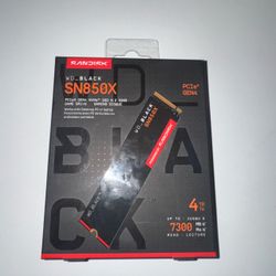 4 TB WD Black (sn850x)