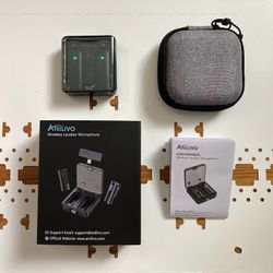 Lavalier Microphone for iPhone 40Hrs Battery, Noise Cancellation