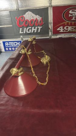 Pool table light