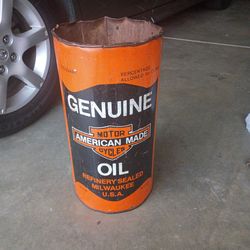Harley Davidson vintage trashcan