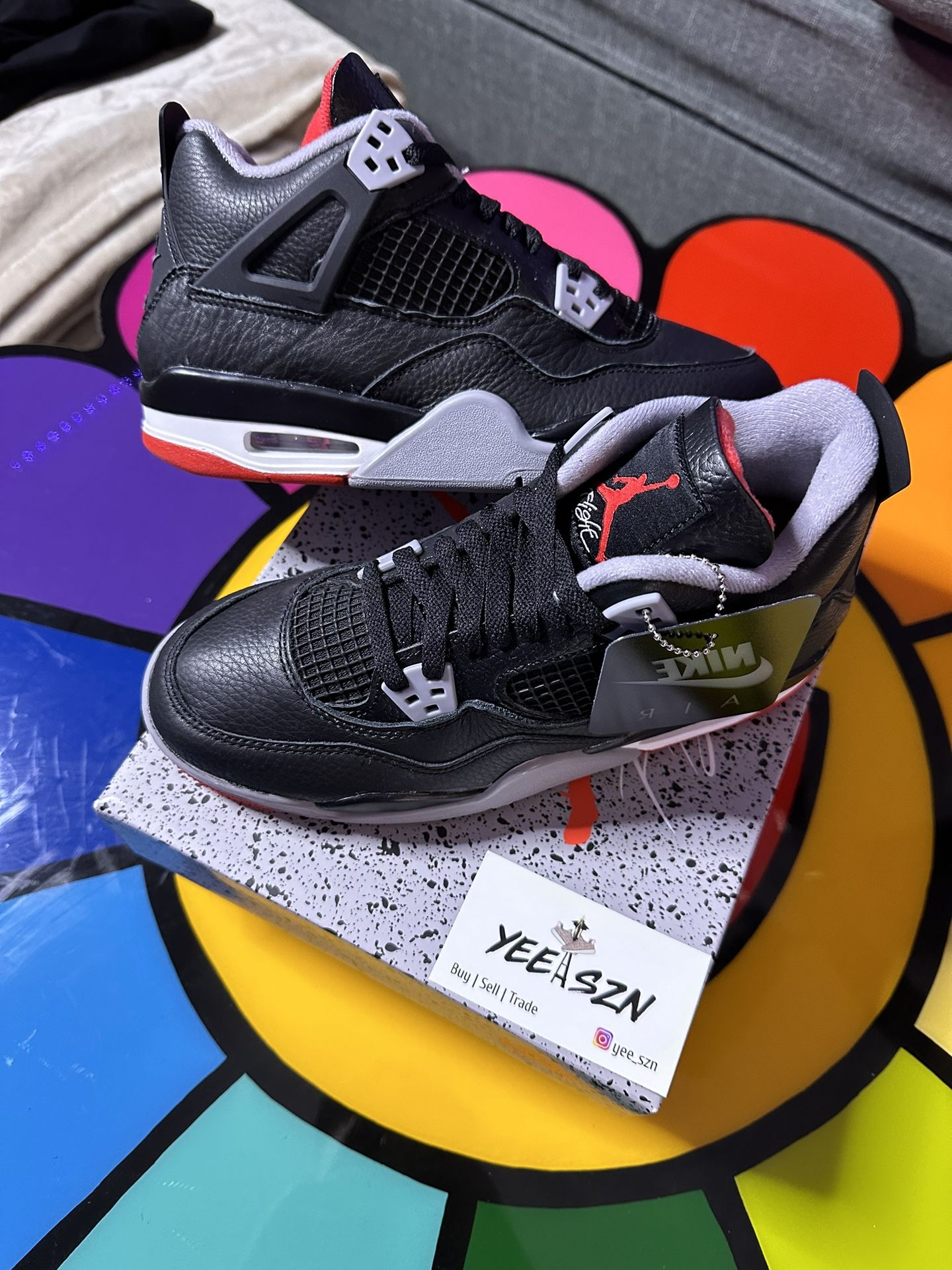 Nike Air Jordan Bred Size 11C 1Y 2Y 7Y