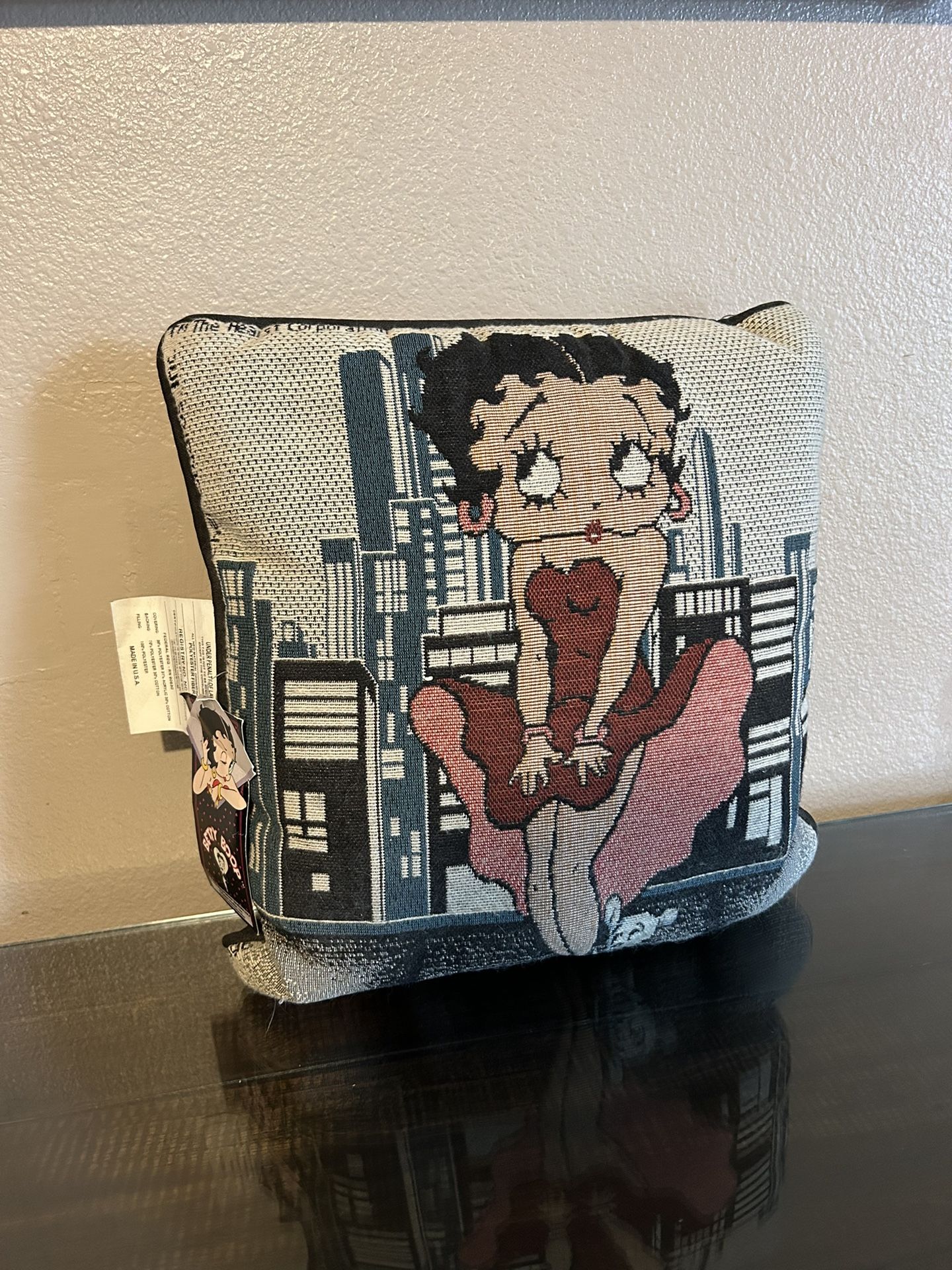 Vintage 1994 Betty Boop Marilyn 12” Pillow With Tag