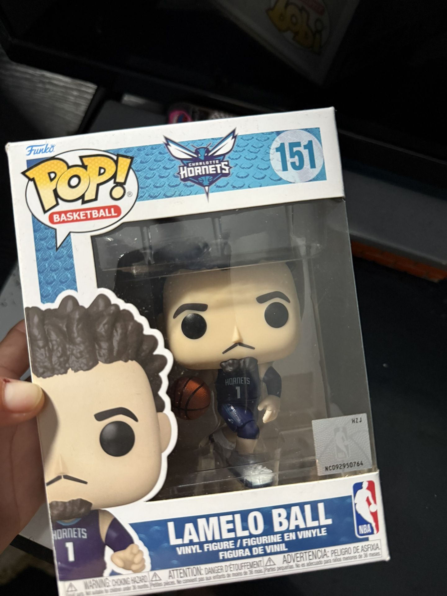 Funko POP Lamelo Ball #151 CharlotteHornets Basketball New