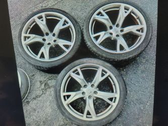 Rays Eng Forged 19" staggered wheels