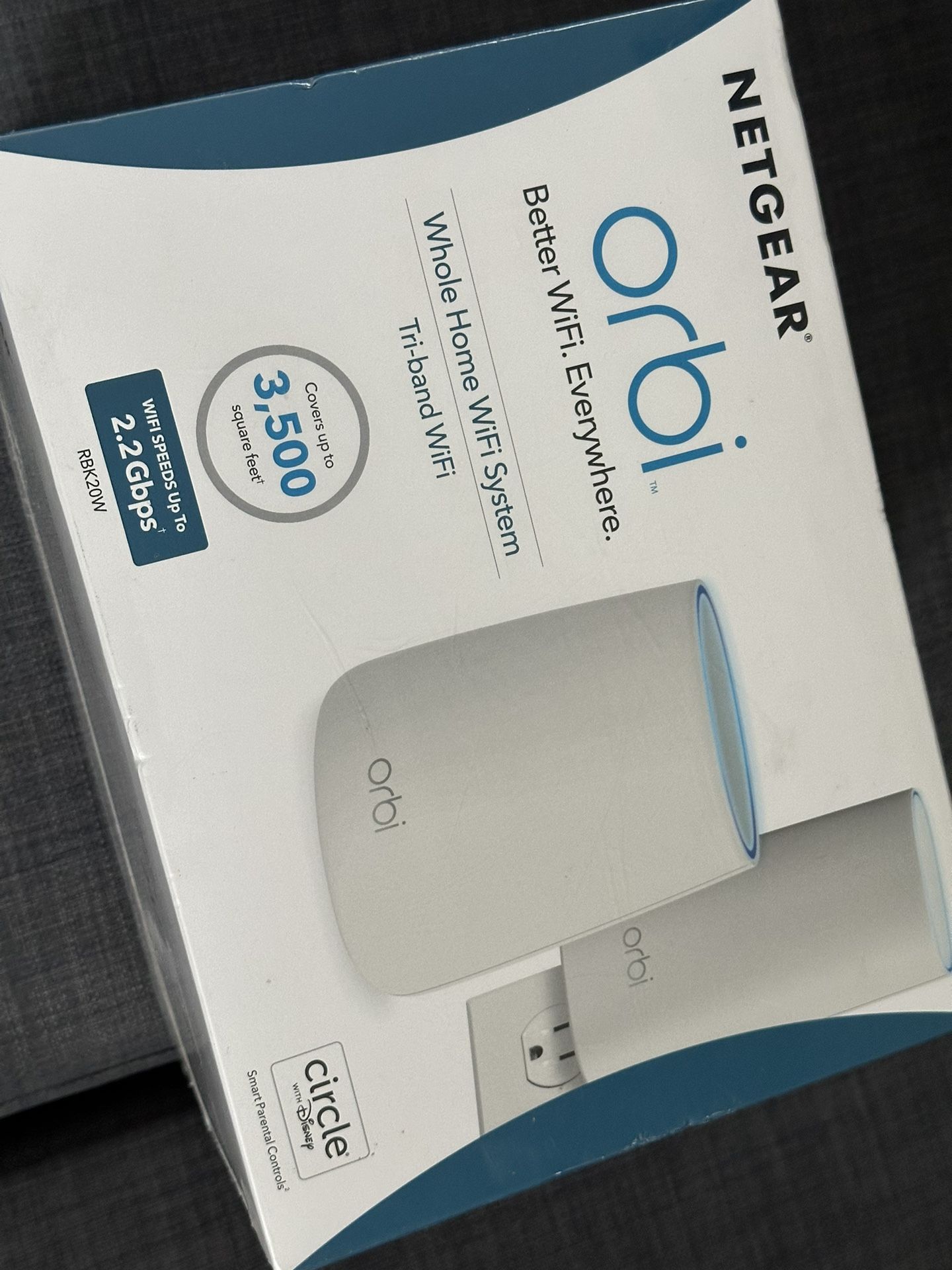 Netgear Orbi Whole House Mesh Wifi System RBK20W - Router