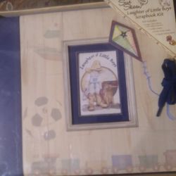 SUE SKEEN SCRAPBOOK KIT "LAUGHTER OF LITTLE BOYS"  NEW!!