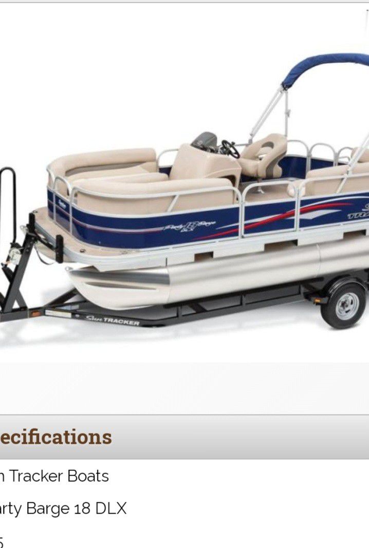 2015 SUN TRACKER 18 DXL PARTY BARGE