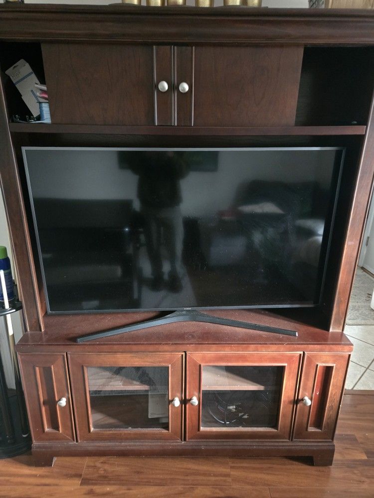 Wooden Entertainment Center