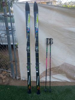 Rossignol Skis with Bindings and Poles