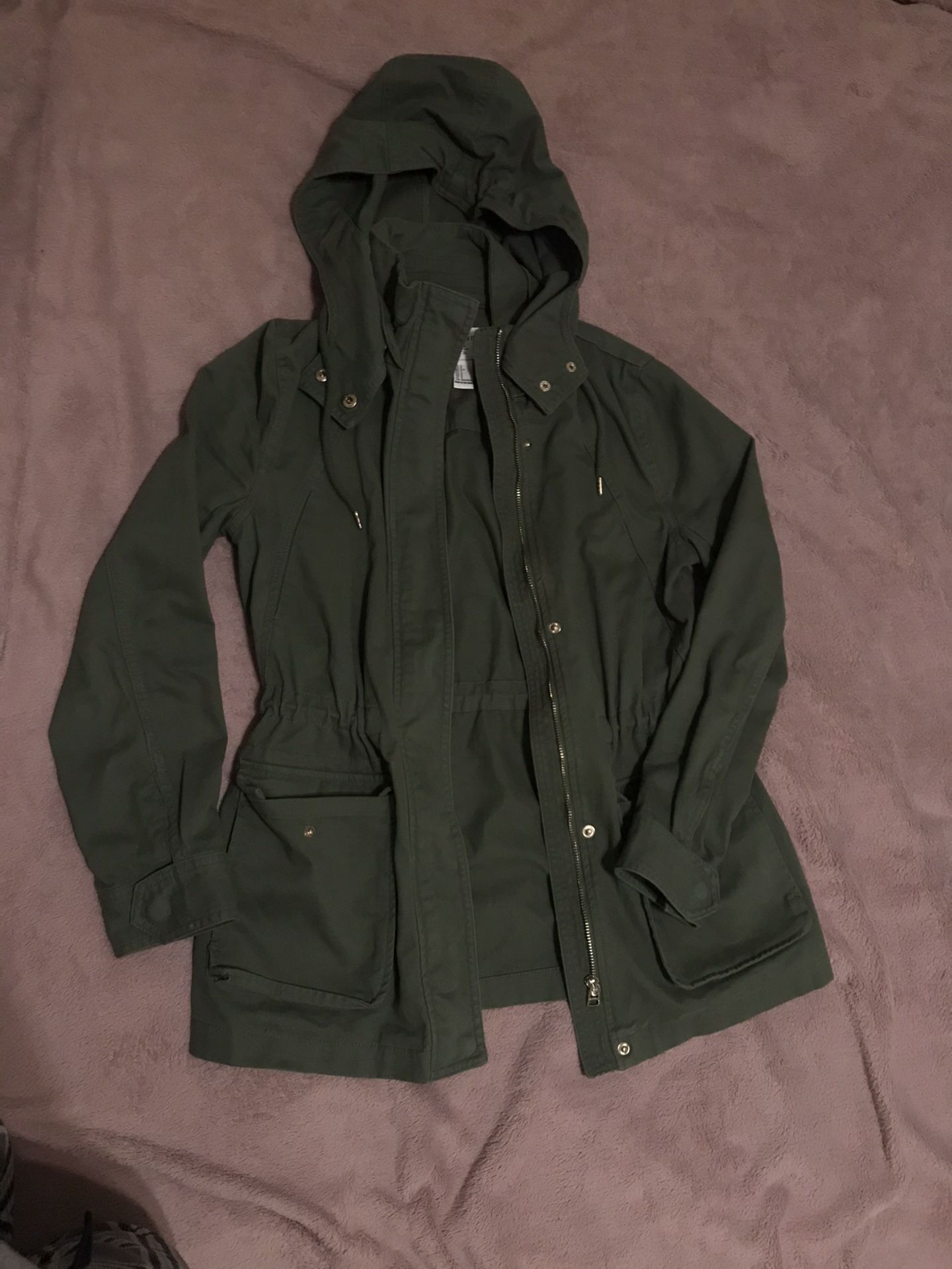 Forever 21 green coat
