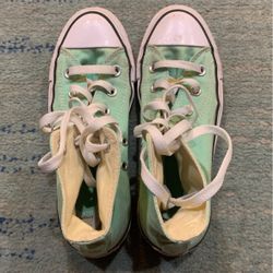 Turquoise Converse 