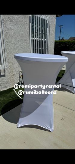 Cocktail tables with stools