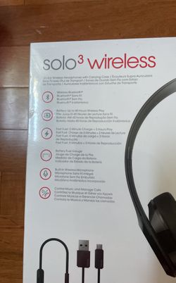 Beats Solo 3  On Ear Wireless Headphones Thumbnail