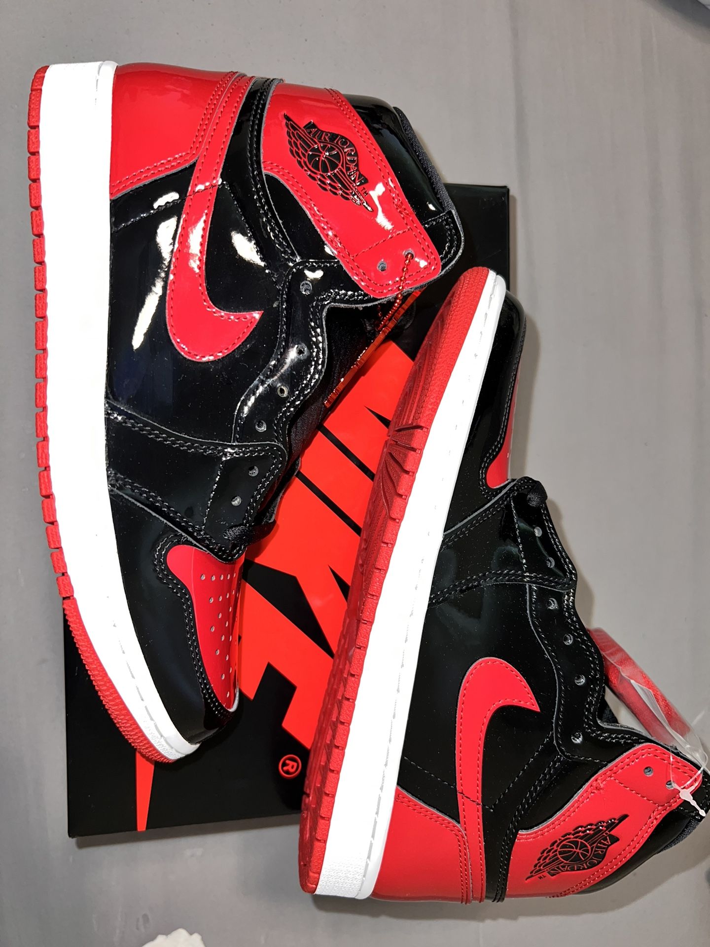 Air Jordan 1 High Patent Bred Size 9 Brand New