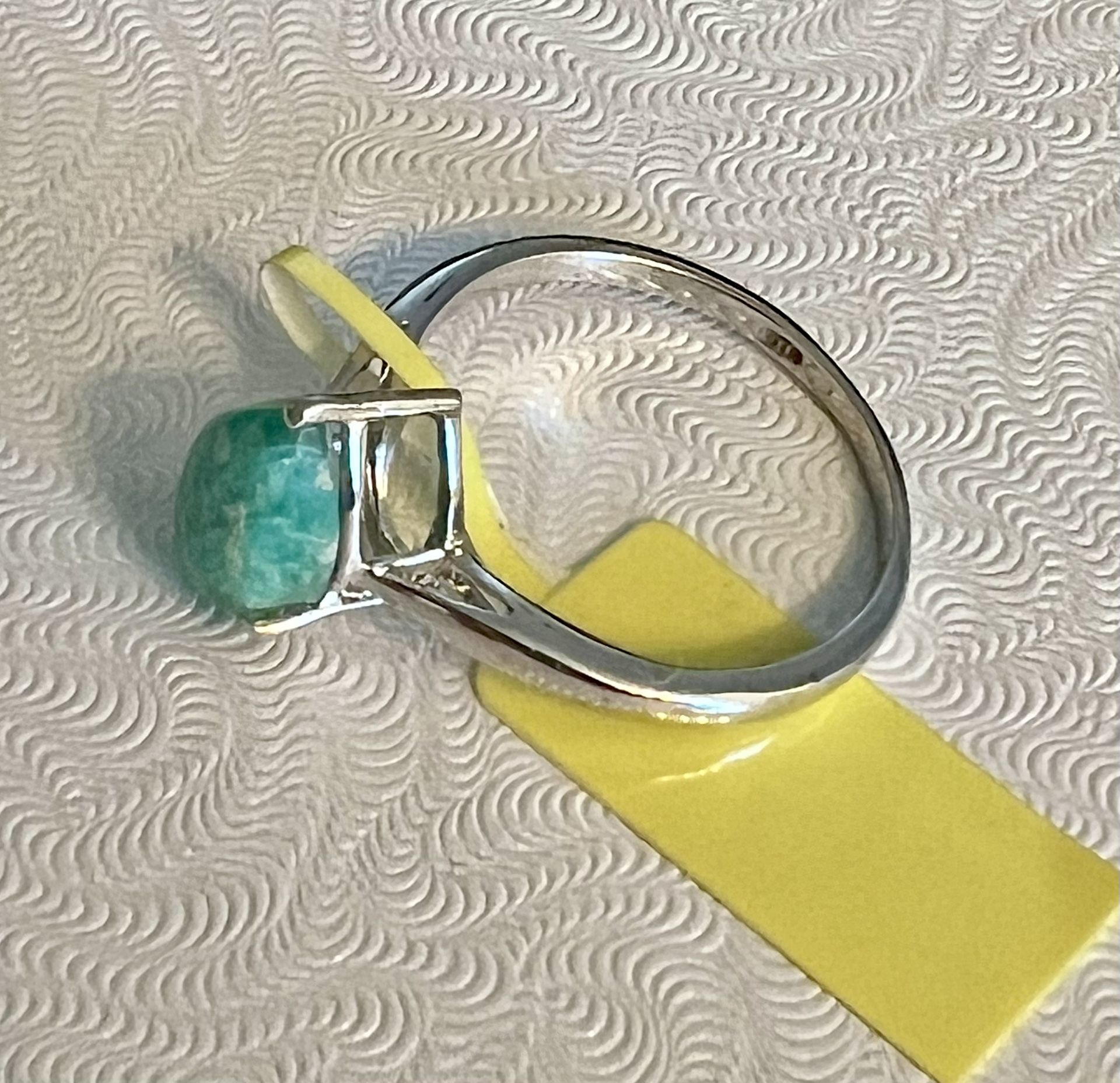 Turquoise Sterling Silver Ring Size 8