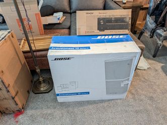 Bose Acoustimass 10 Series V + Denon AVR-X1700H