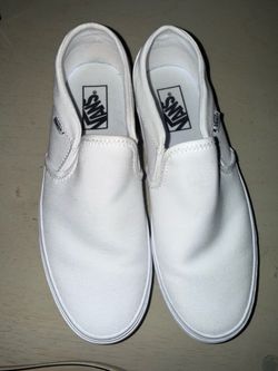 Vans Classic Slip-On Sneakers White womens 9