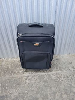 Andare Black Rolling Carry-On Suitcase with 4 wheels