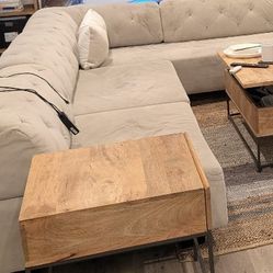 West Elm Side Table Industrial not Crate Barrel, Cb2, Pottery Barn, All Modern,. 