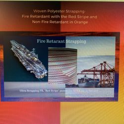Strapping Fire Retardant  3/4 , 3/8, 