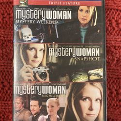 NEW DVD Mystery Woman Triple Feature - Mystery Weekend, Snapshot, Sing Me A Murder