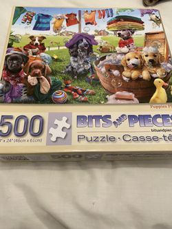 500 Piece Puppy Puzzle