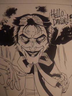 Joker signed by Paul Gori