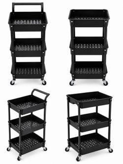 Like New! Laundry Garden Household Utility Cart with Wheels