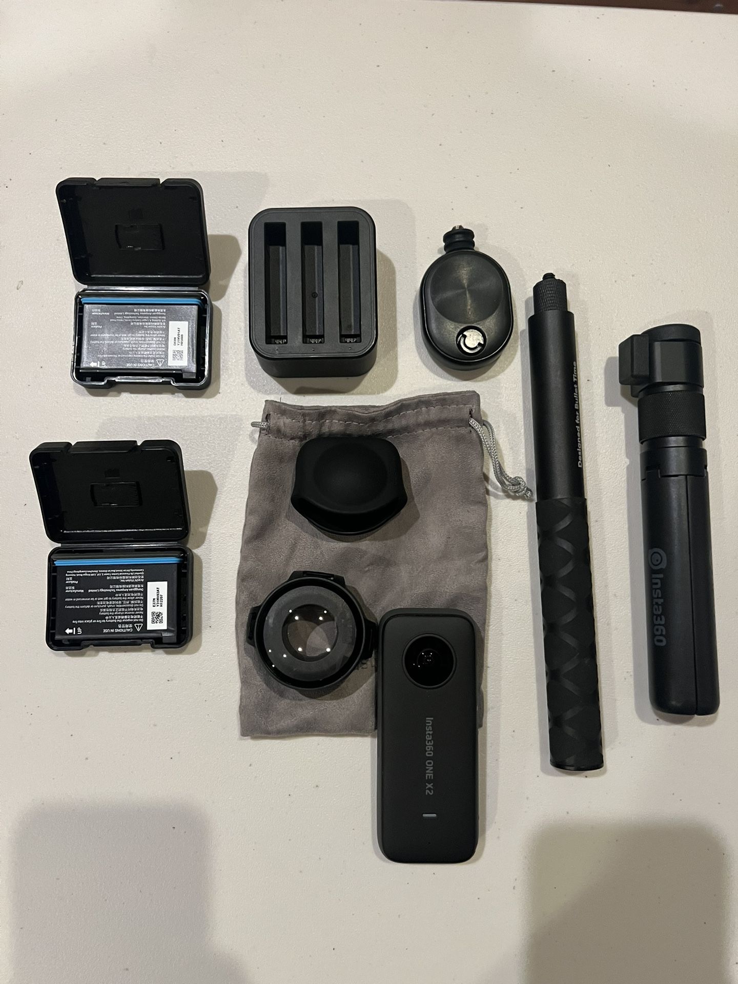 Brand New Condition Insta360 X2 360 Camera Bundle