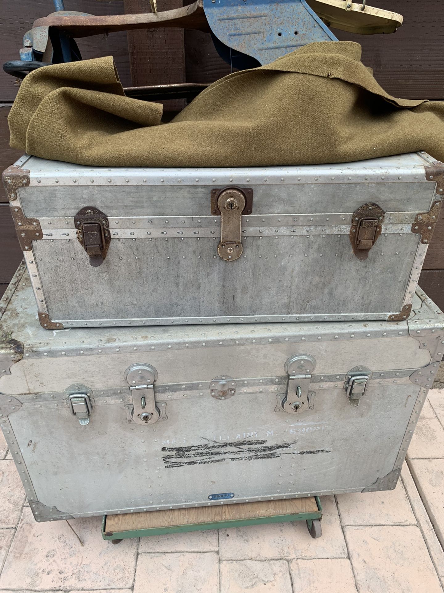 1940’s Industrial Riveted Aluminum Aikoku- Tokyo 